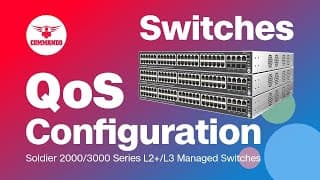 How to Configure QoS using CLI - COMMANDO Soldier 2000 / 3000 Series L2+ / L3 Managed Switches
