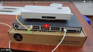 E2000-24GP-8CF  -- COMMANDO Soldier E2000 24GE PoE+, 4GE/4SFP Combo Uplinks, 450W, Managed Switch