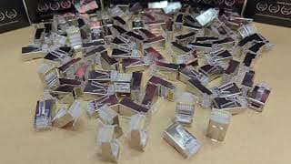 CAT5-RJ45-FTP-PT  --  COMMANDO CrystalX Cat5 RJ45 Shielded Pass-Through Connector, 100/Pack