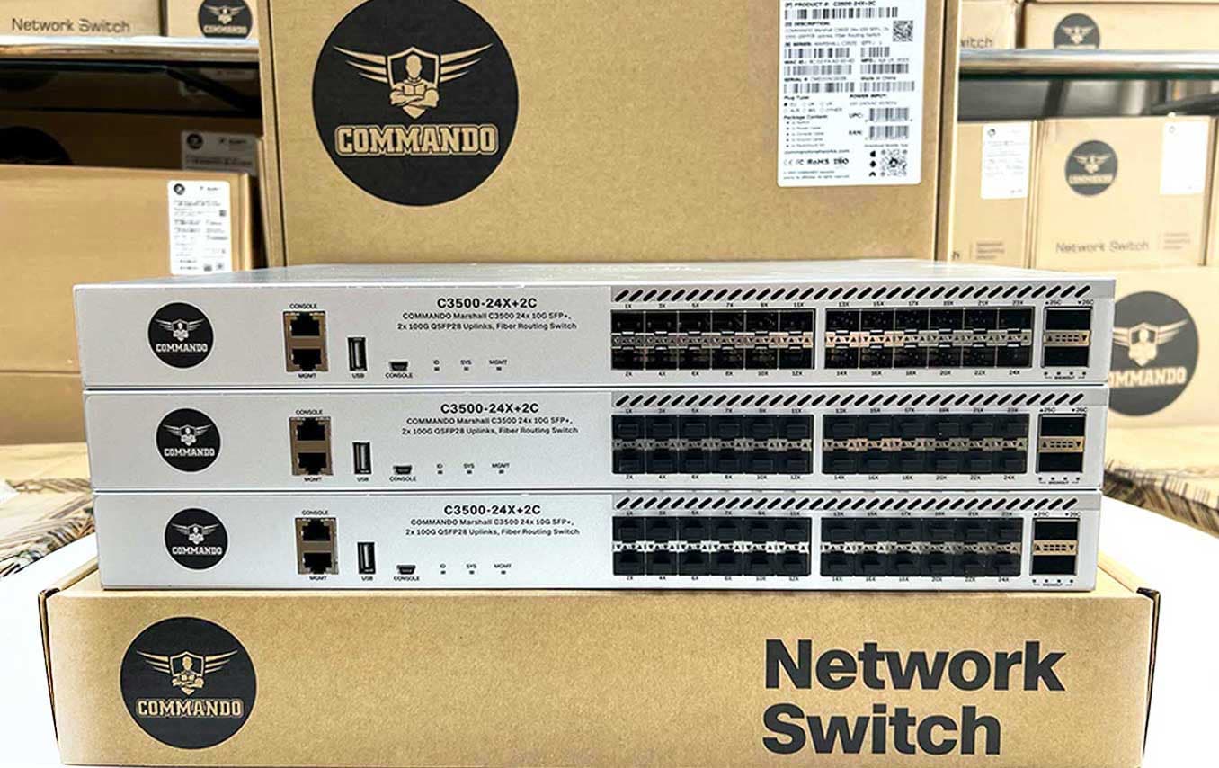 COMMANDO Marshall C3500 Series Routing Switches 
Data Sheet