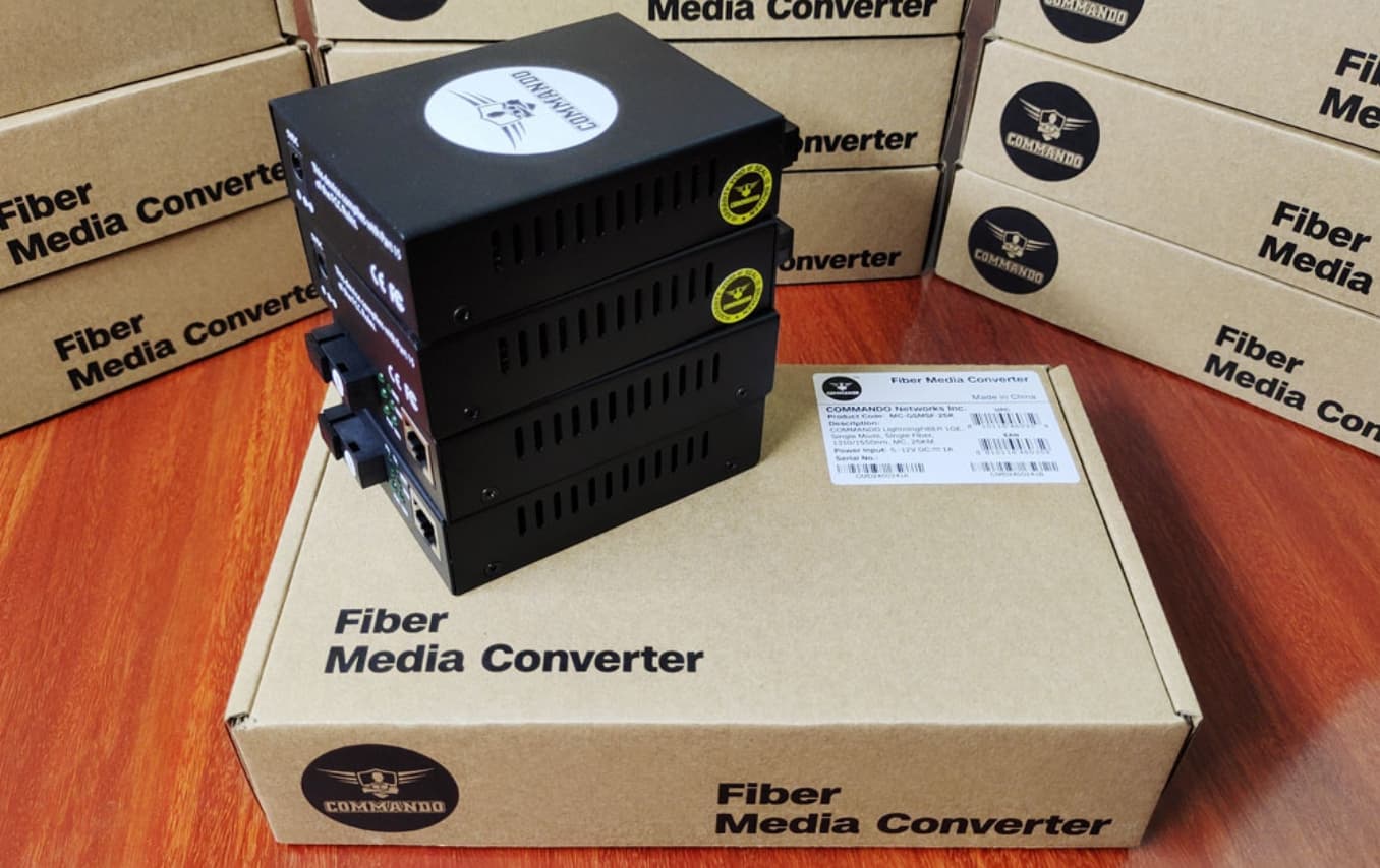 COMMANDO FiberX Media Converter MC-GSMSF-25K