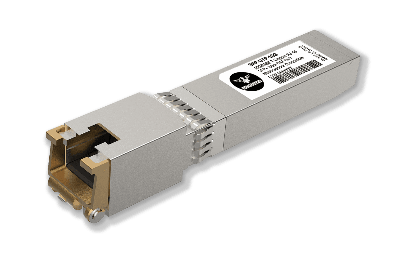 COMMANDO CopperX 10GBASE-T SFP-UTP-10G Data Sheet