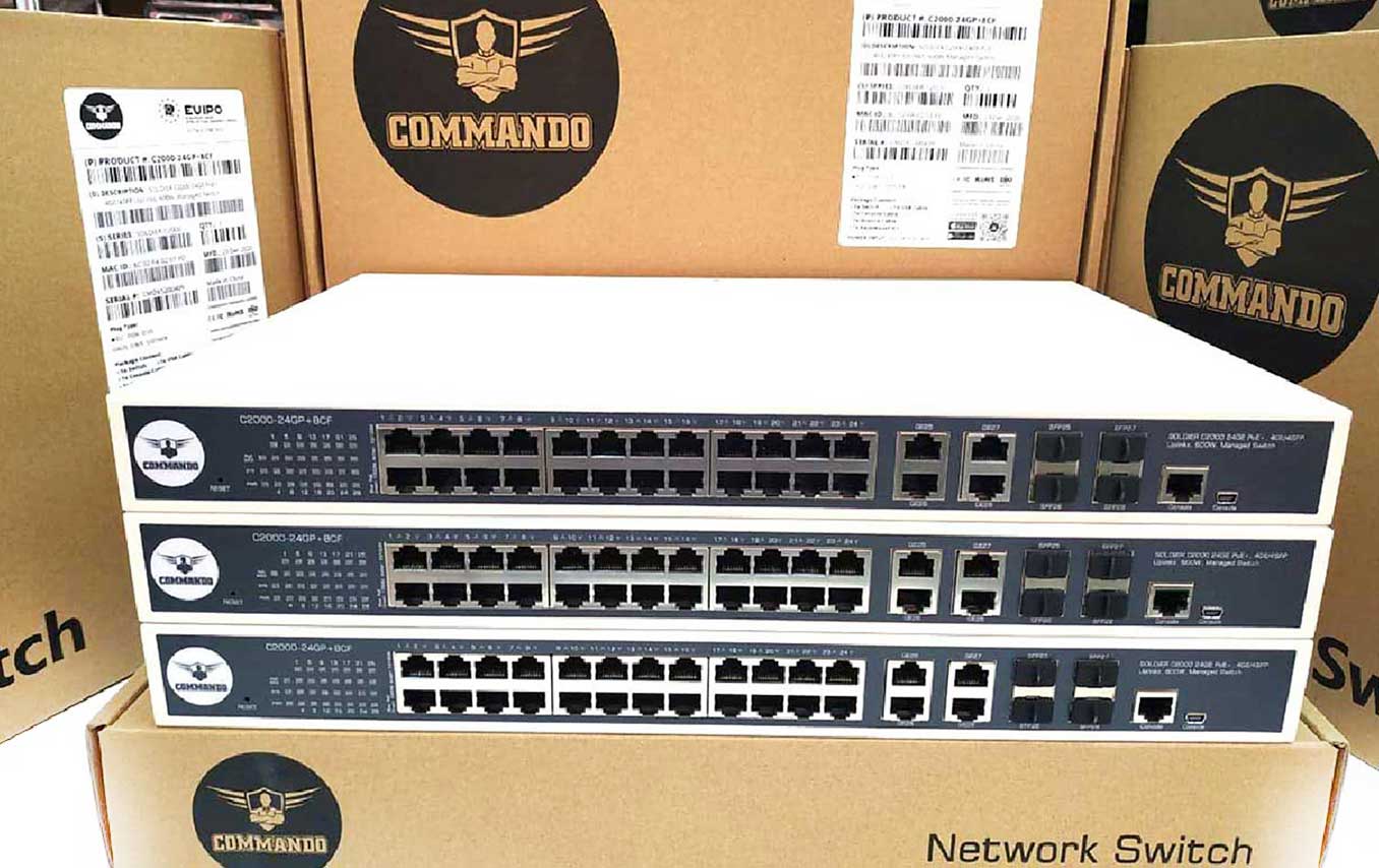 COMMANDO Soldier C2000 Series Managed Switches