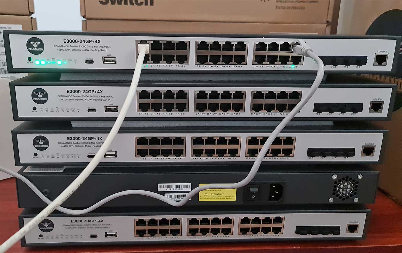 COMMANDO Soldier E3000 Series Routing Switches