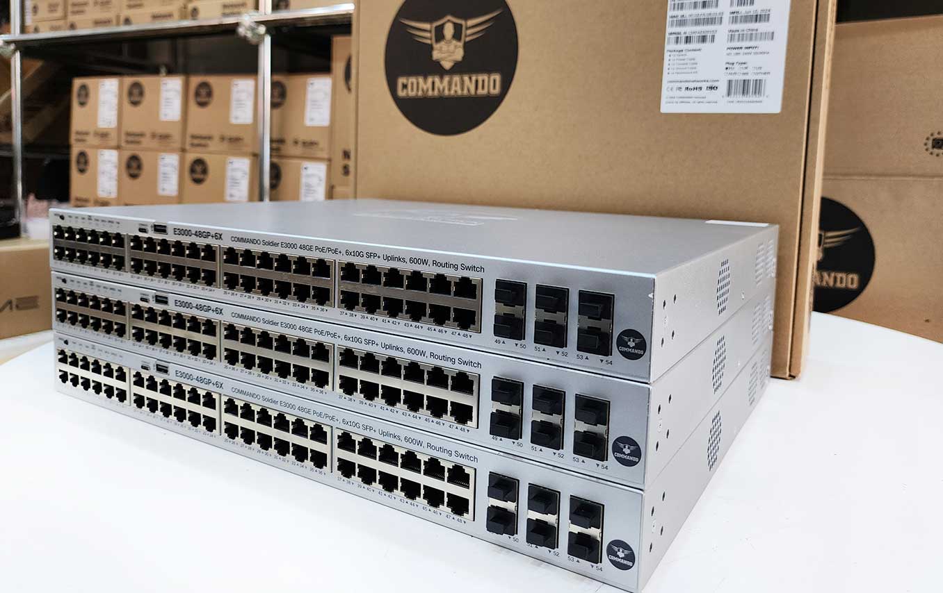 COMMANDO Soldier E3000 Series Routing Switches