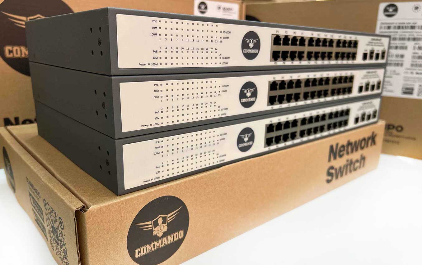 COMMANDO Scout E1000 Series Unmanaged Switches