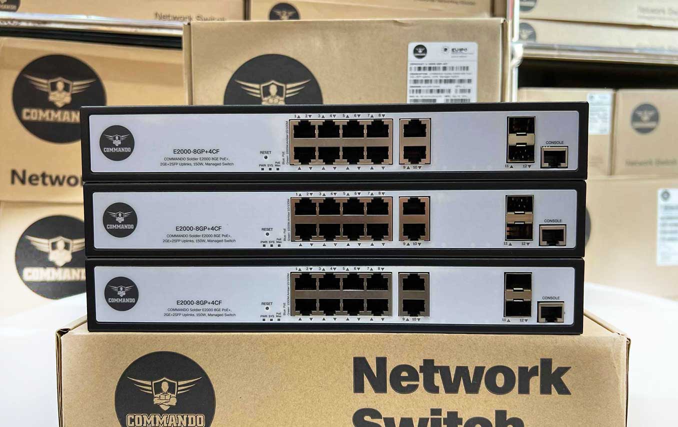 COMMANDO Soldier E2000 Series Managed Switches