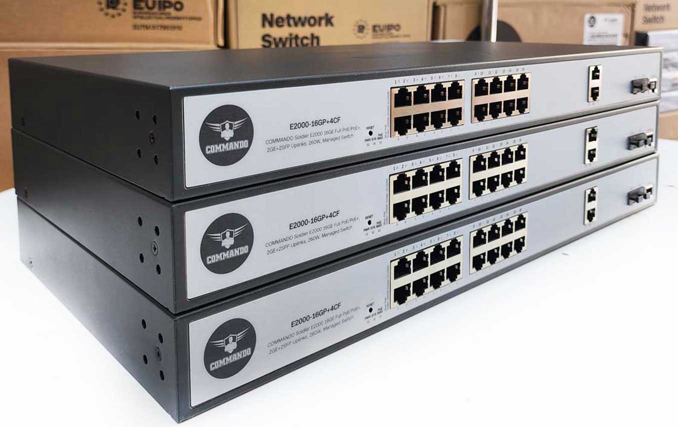 COMMANDO Soldier E2000 Series Managed Switches