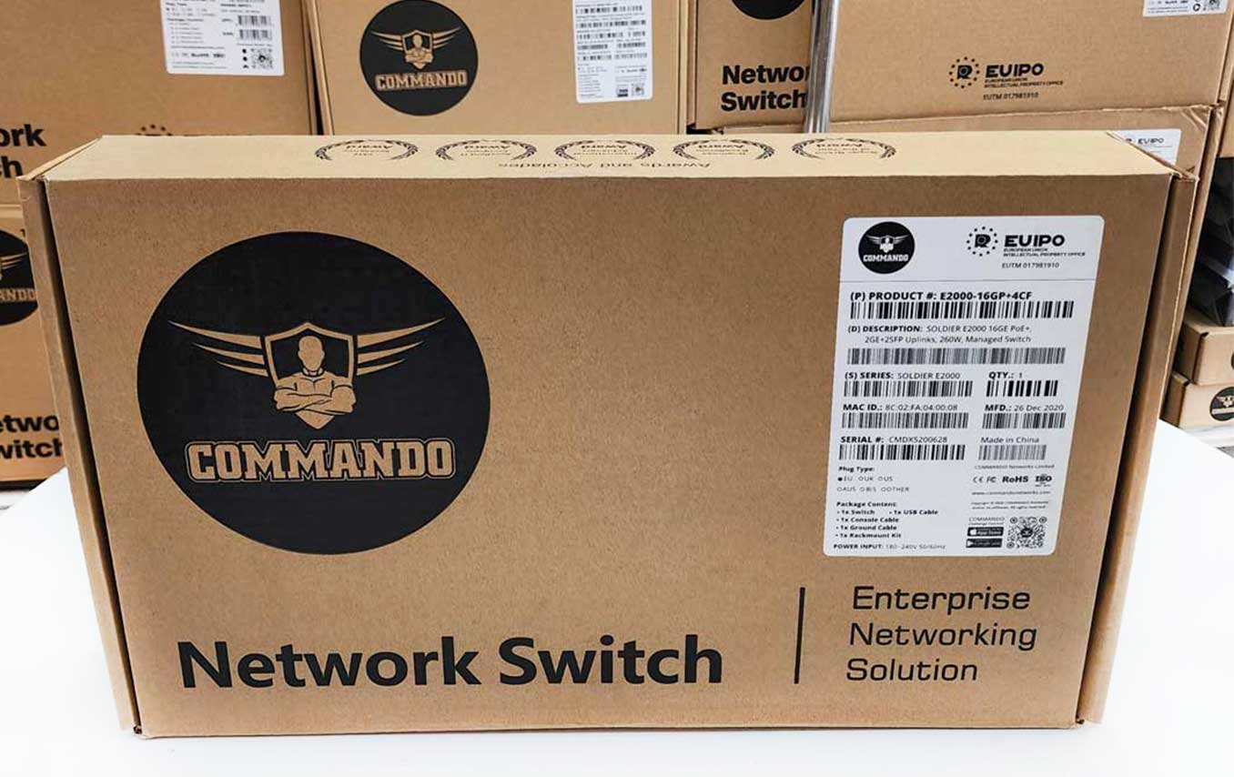 COMMANDO Soldier E2000 Series Managed Switches