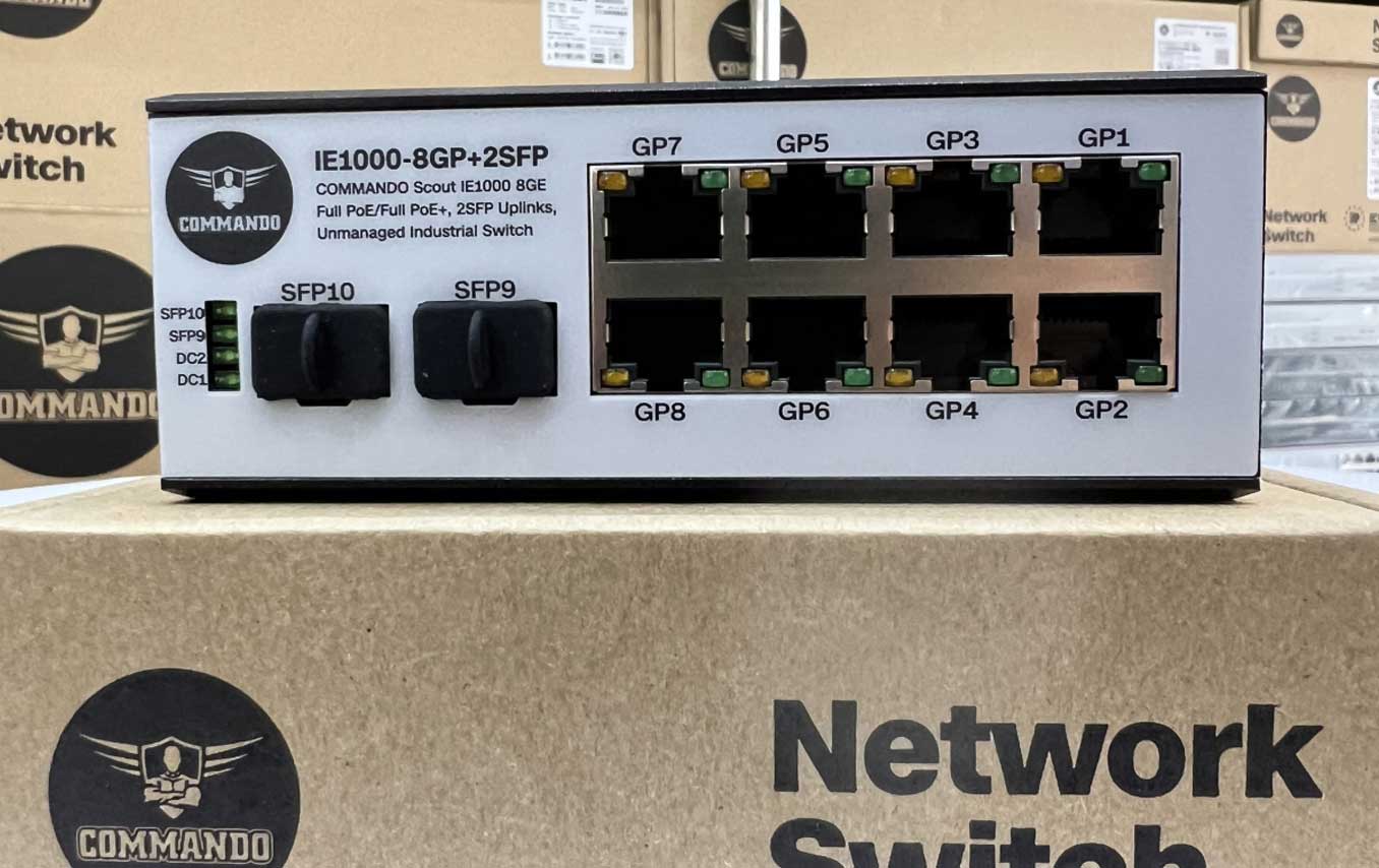 COMMANDO Scout IE1000 Series Industrial Unmanaged Switches