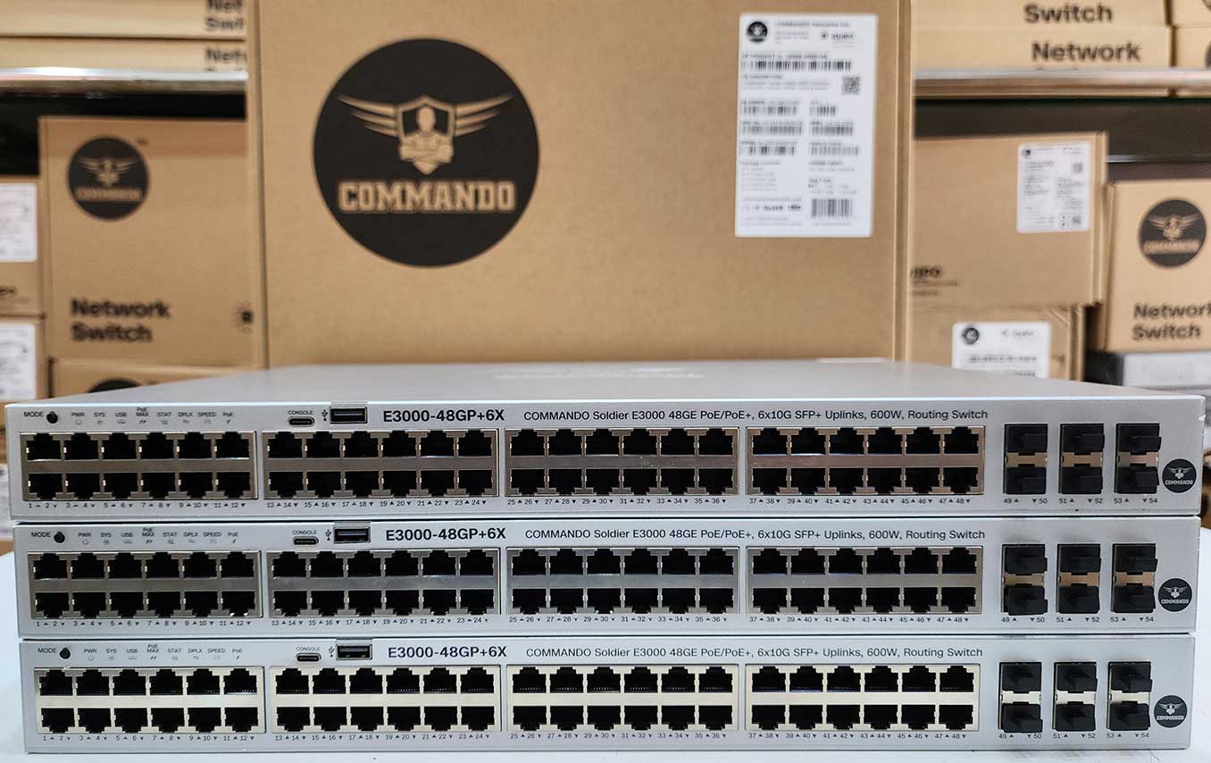 COMMANDO Soldier E3000 Series Routing Switches