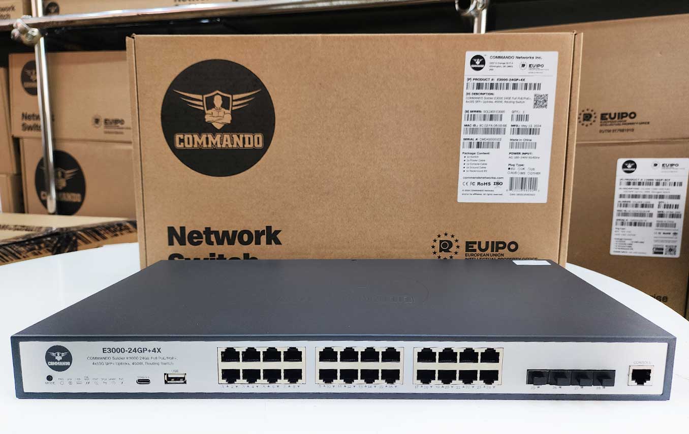 COMMANDO Soldier E3000 Series Routing Switches